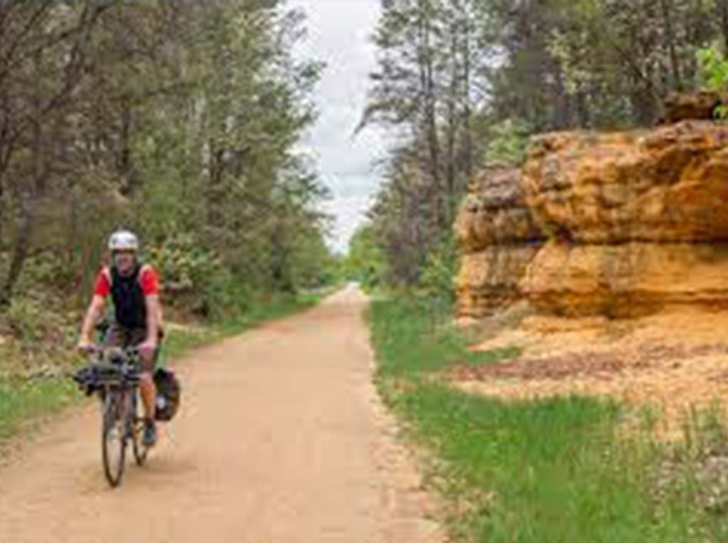 Bike Trail, valley springs farm, reedsburg, WI